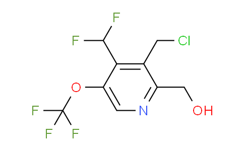 AM144079 | 1804751-42-5 | 3-(Chloromethyl)-4-(difluoromethyl)-5-(trifluoromethoxy)pyridine-2-methanol