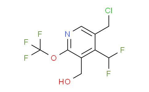5-(Chloromethyl)-4-(difluoromethyl)-2-(trifluoromethoxy)pyridine-3-methanol