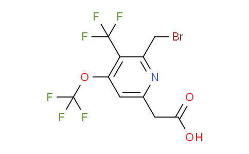 AM144082 | 1805296-13-2 | 2-(Bromomethyl)-4-(trifluoromethoxy)-3-(trifluoromethyl)pyridine-6-acetic acid