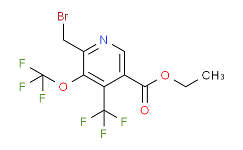 Ethyl 2-(bromomethyl)-3-(trifluoromethoxy)-4-(trifluoromethyl)pyridine-5-carboxylate