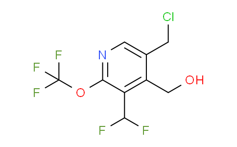 5-(Chloromethyl)-3-(difluoromethyl)-2-(trifluoromethoxy)pyridine-4-methanol