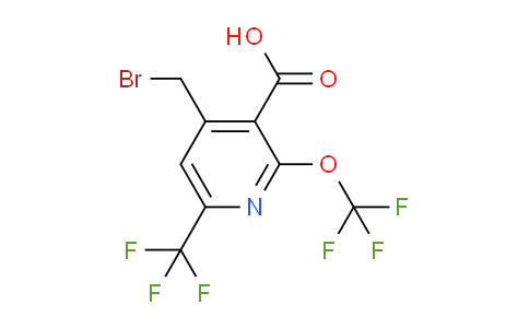 AM144088 | 1806765-19-4 | 4-(Bromomethyl)-2-(trifluoromethoxy)-6-(trifluoromethyl)pyridine-3-carboxylic acid