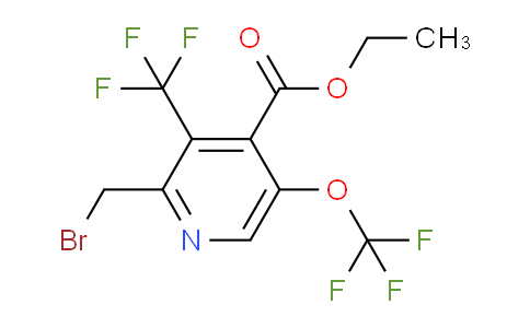 AM144091 | 1804690-78-5 | Ethyl 2-(bromomethyl)-5-(trifluoromethoxy)-3-(trifluoromethyl)pyridine-4-carboxylate
