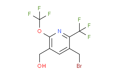 3-(Bromomethyl)-6-(trifluoromethoxy)-2-(trifluoromethyl)pyridine-5-methanol