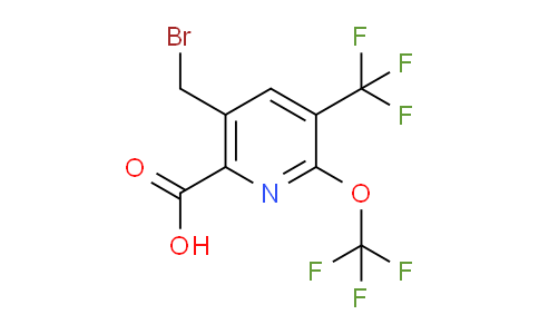 5-(Bromomethyl)-2-(trifluoromethoxy)-3-(trifluoromethyl)pyridine-6-carboxylic acid