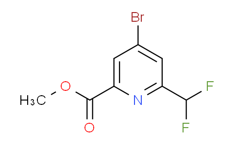 Methyl 4-bromo-2-(difluoromethyl)pyridine-6-carboxylate