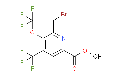Methyl 2-(bromomethyl)-3-(trifluoromethoxy)-4-(trifluoromethyl)pyridine-6-carboxylate