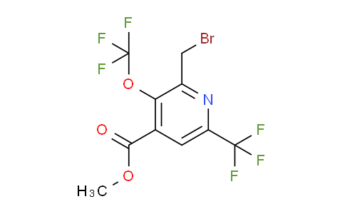 AM144102 | 1805290-92-9 | Methyl 2-(bromomethyl)-3-(trifluoromethoxy)-6-(trifluoromethyl)pyridine-4-carboxylate