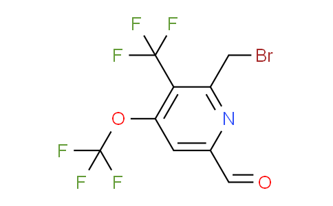 AM144105 | 1804689-68-6 | 2-(Bromomethyl)-4-(trifluoromethoxy)-3-(trifluoromethyl)pyridine-6-carboxaldehyde