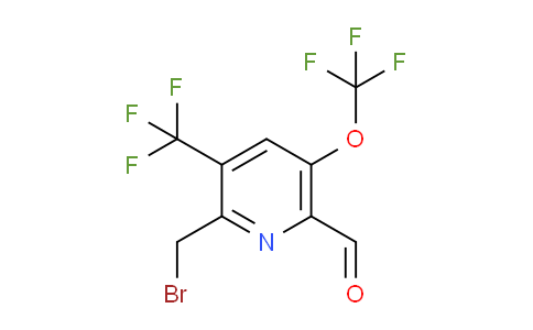 AM144107 | 1805295-73-1 | 2-(Bromomethyl)-5-(trifluoromethoxy)-3-(trifluoromethyl)pyridine-6-carboxaldehyde