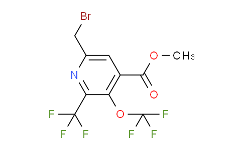 AM144109 | 1804864-81-0 | Methyl 6-(bromomethyl)-3-(trifluoromethoxy)-2-(trifluoromethyl)pyridine-4-carboxylate
