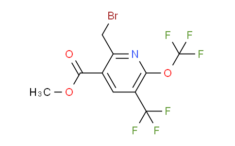 AM144119 | 1805165-06-3 | Methyl 2-(bromomethyl)-6-(trifluoromethoxy)-5-(trifluoromethyl)pyridine-3-carboxylate