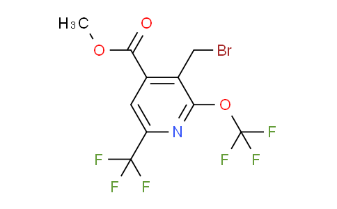 AM144121 | 1806170-07-9 | Methyl 3-(bromomethyl)-2-(trifluoromethoxy)-6-(trifluoromethyl)pyridine-4-carboxylate
