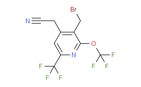AM144125 | 1806762-24-2 | 3-(Bromomethyl)-2-(trifluoromethoxy)-6-(trifluoromethyl)pyridine-4-acetonitrile