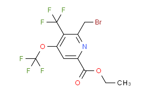 AM144130 | 1806776-44-2 | Ethyl 2-(bromomethyl)-4-(trifluoromethoxy)-3-(trifluoromethyl)pyridine-6-carboxylate