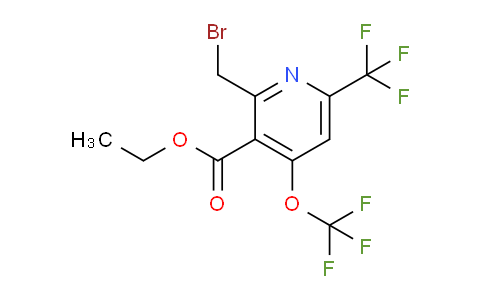 AM144133 | 1806185-76-1 | Ethyl 2-(bromomethyl)-4-(trifluoromethoxy)-6-(trifluoromethyl)pyridine-3-carboxylate