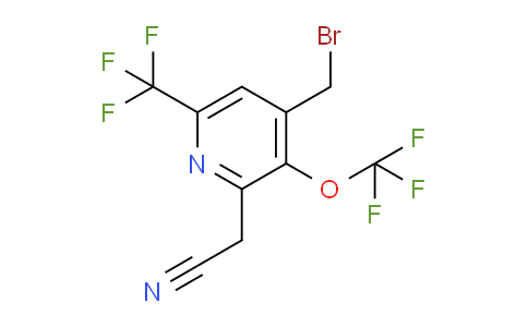 AM144148 | 1805023-16-8 | 4-(Bromomethyl)-3-(trifluoromethoxy)-6-(trifluoromethyl)pyridine-2-acetonitrile