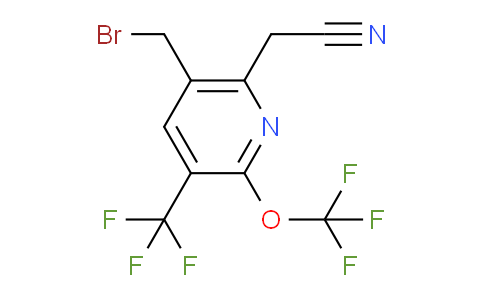 AM144149 | 1805923-42-5 | 5-(Bromomethyl)-2-(trifluoromethoxy)-3-(trifluoromethyl)pyridine-6-acetonitrile