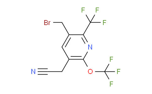 AM144150 | 1806773-70-5 | 3-(Bromomethyl)-6-(trifluoromethoxy)-2-(trifluoromethyl)pyridine-5-acetonitrile