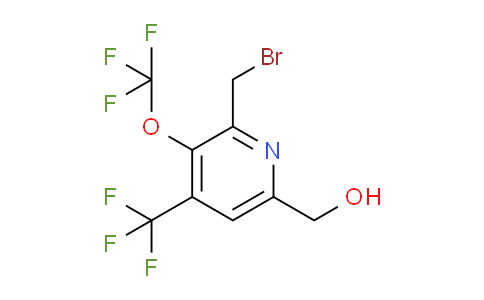 AM144152 | 1804689-56-2 | 2-(Bromomethyl)-3-(trifluoromethoxy)-4-(trifluoromethyl)pyridine-6-methanol