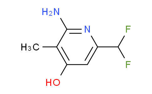 2-Amino-6-(difluoromethyl)-4-hydroxy-3-methylpyridine