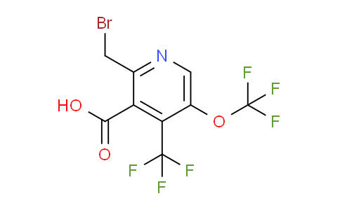 AM144168 | 1806170-02-4 | 2-(Bromomethyl)-5-(trifluoromethoxy)-4-(trifluoromethyl)pyridine-3-carboxylic acid