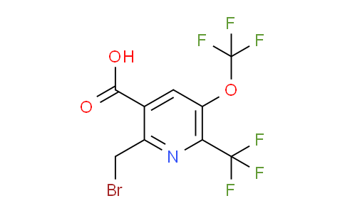 2-(Bromomethyl)-5-(trifluoromethoxy)-6-(trifluoromethyl)pyridine-3-carboxylic acid