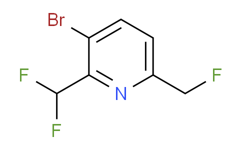 3-Bromo-2-(difluoromethyl)-6-(fluoromethyl)pyridine