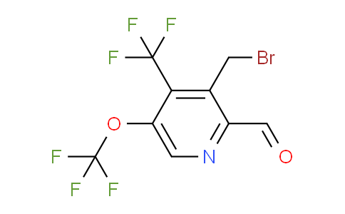 AM144179 | 1804440-49-0 | 3-(Bromomethyl)-5-(trifluoromethoxy)-4-(trifluoromethyl)pyridine-2-carboxaldehyde