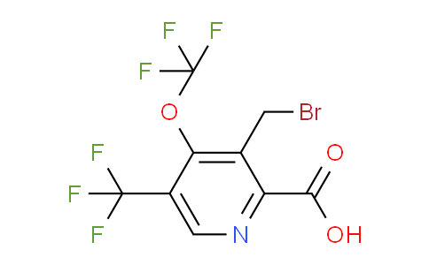 AM144181 | 1806765-11-6 | 3-(Bromomethyl)-4-(trifluoromethoxy)-5-(trifluoromethyl)pyridine-2-carboxylic acid