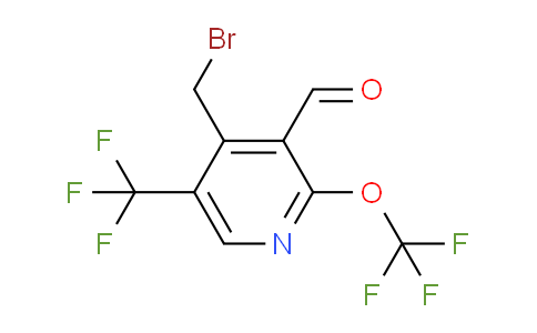 AM144185 | 1806775-25-6 | 4-(Bromomethyl)-2-(trifluoromethoxy)-5-(trifluoromethyl)pyridine-3-carboxaldehyde