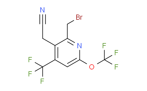 AM144189 | 1805023-02-2 | 2-(Bromomethyl)-6-(trifluoromethoxy)-4-(trifluoromethyl)pyridine-3-acetonitrile