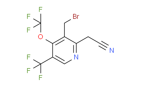 AM144205 | 1804863-29-3 | 3-(Bromomethyl)-4-(trifluoromethoxy)-5-(trifluoromethyl)pyridine-2-acetonitrile