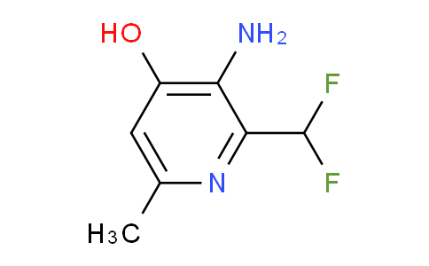 3-Amino-2-(difluoromethyl)-4-hydroxy-6-methylpyridine