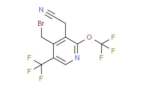 AM144216 | 1806773-40-9 | 4-(Bromomethyl)-2-(trifluoromethoxy)-5-(trifluoromethyl)pyridine-3-acetonitrile