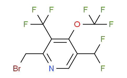 2-(Bromomethyl)-5-(difluoromethyl)-4-(trifluoromethoxy)-3-(trifluoromethyl)pyridine