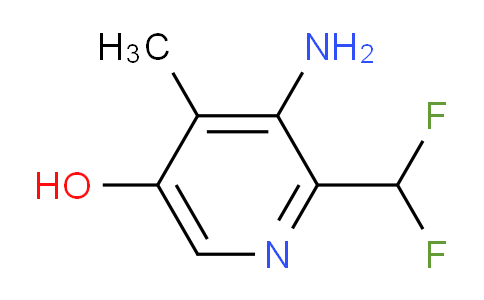 3-Amino-2-(difluoromethyl)-5-hydroxy-4-methylpyridine