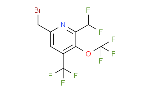 6-(Bromomethyl)-2-(difluoromethyl)-3-(trifluoromethoxy)-4-(trifluoromethyl)pyridine