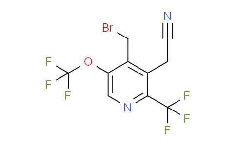 AM144227 | 1805923-33-4 | 4-(Bromomethyl)-5-(trifluoromethoxy)-2-(trifluoromethyl)pyridine-3-acetonitrile