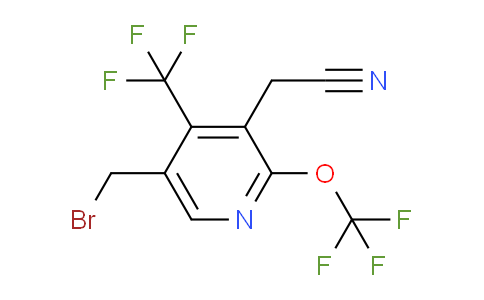AM144228 | 1805164-19-5 | 5-(Bromomethyl)-2-(trifluoromethoxy)-4-(trifluoromethyl)pyridine-3-acetonitrile