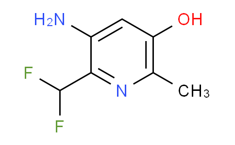 3-Amino-2-(difluoromethyl)-5-hydroxy-6-methylpyridine