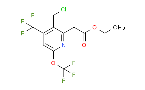 AM144230 | 1806759-08-9 | Ethyl 3-(chloromethyl)-6-(trifluoromethoxy)-4-(trifluoromethyl)pyridine-2-acetate