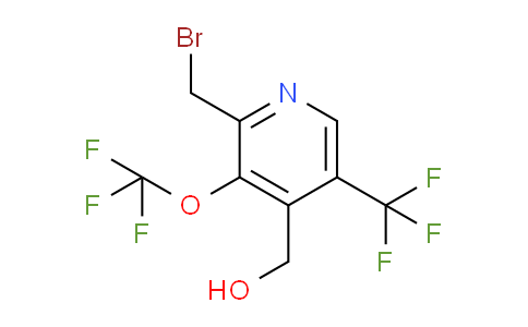 2-(Bromomethyl)-3-(trifluoromethoxy)-5-(trifluoromethyl)pyridine-4-methanol