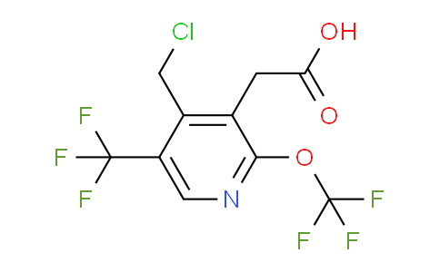 AM144239 | 1804662-13-2 | 4-(Chloromethyl)-2-(trifluoromethoxy)-5-(trifluoromethyl)pyridine-3-acetic acid