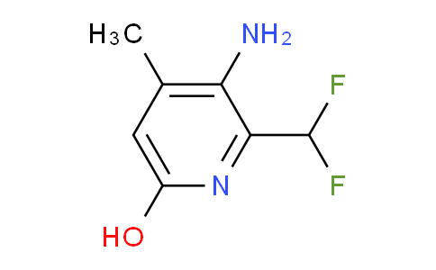 3-Amino-2-(difluoromethyl)-6-hydroxy-4-methylpyridine