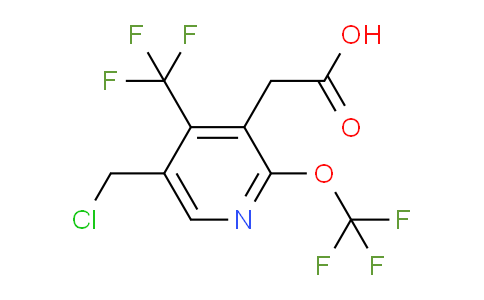 AM144245 | 1805312-04-2 | 5-(Chloromethyl)-2-(trifluoromethoxy)-4-(trifluoromethyl)pyridine-3-acetic acid