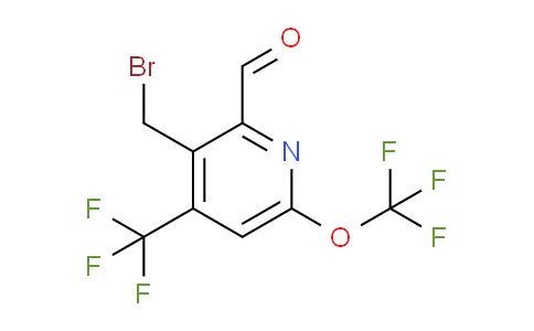 3-(Bromomethyl)-6-(trifluoromethoxy)-4-(trifluoromethyl)pyridine-2-carboxaldehyde