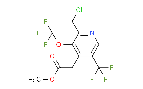 AM144250 | 1806776-88-4 | Methyl 2-(chloromethyl)-3-(trifluoromethoxy)-5-(trifluoromethyl)pyridine-4-acetate
