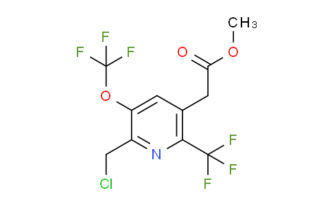 AM144252 | 1804655-96-6 | Methyl 2-(chloromethyl)-3-(trifluoromethoxy)-6-(trifluoromethyl)pyridine-5-acetate