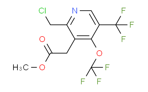 AM144253 | 1804906-81-7 | Methyl 2-(chloromethyl)-4-(trifluoromethoxy)-5-(trifluoromethyl)pyridine-3-acetate